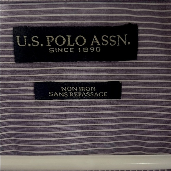 U.S. Polo Assn. Purple Casual Button Down Shirt - Picture 9 of 9